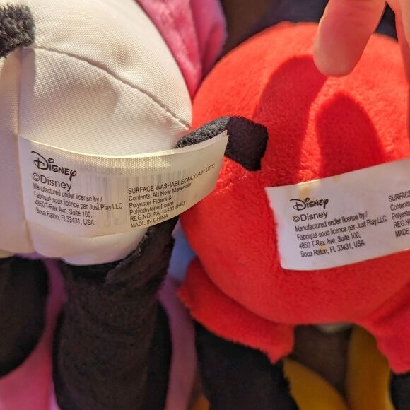 Disney Parks Mickey Mouse & Minnie Mouse 16" Plush Dolls - Picture 15 of 16